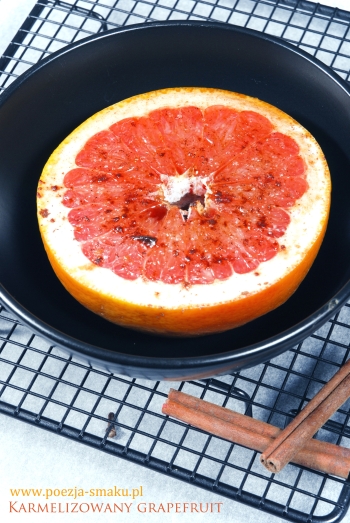 Karmelizowany grapefruit
