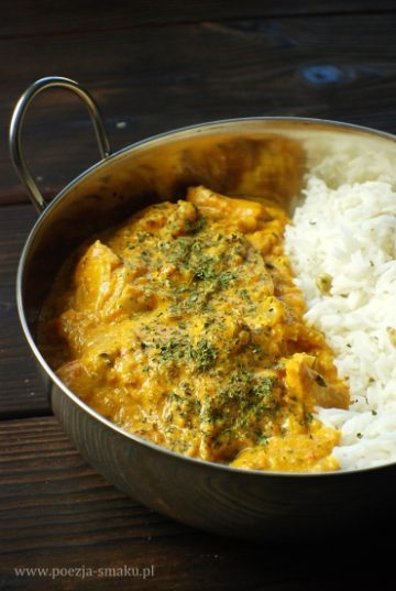 Butter Chicken - czerwone, indyjskie curry z kurczaka