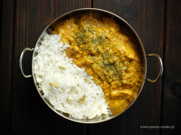 Butter Chicken - czerwone, indyjskie curry z kurczaka