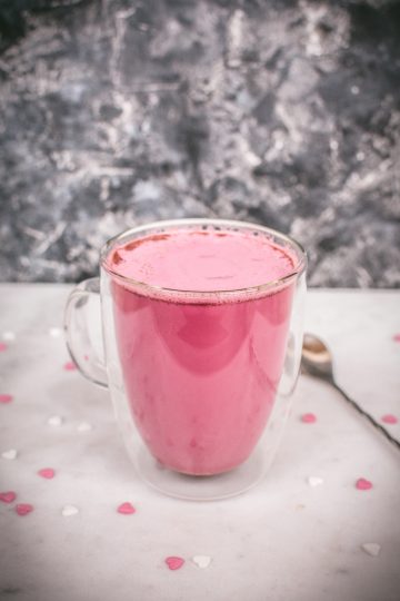 Buraczane pink latte